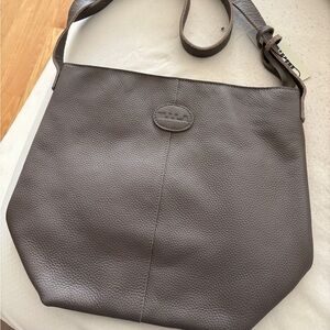 M.I.L.A. Mila grey leather bag brand new authentic real leather